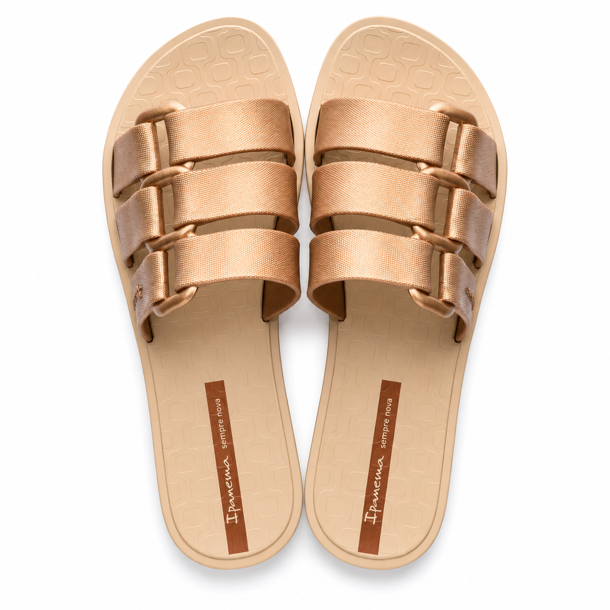 Sandalia Mujer Dorado Bold 24 Ipanema