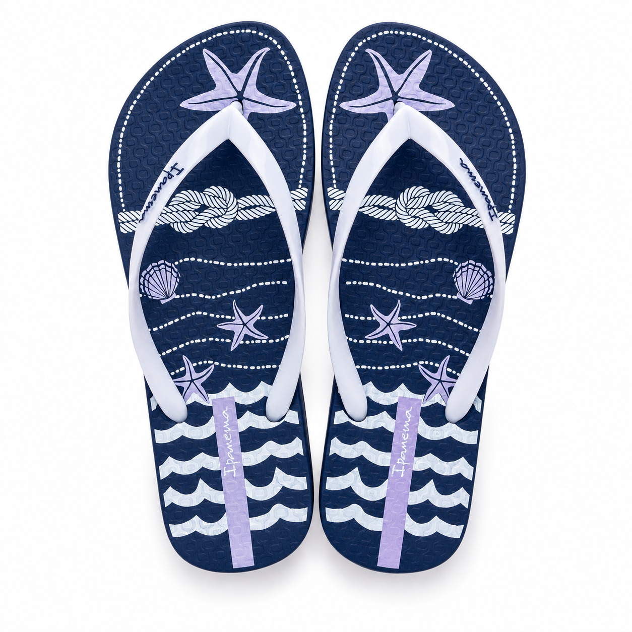 Sandalia Mujer Blanco/Azul Navy Ipanema