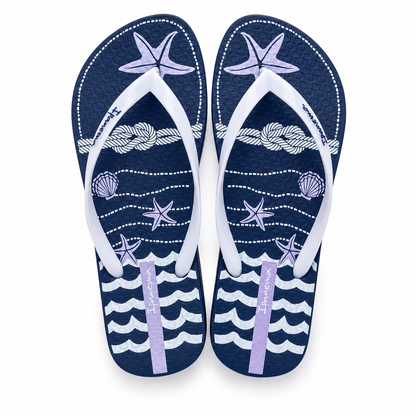 Sandalia Mujer Blanco/Azul Navy Ipanema