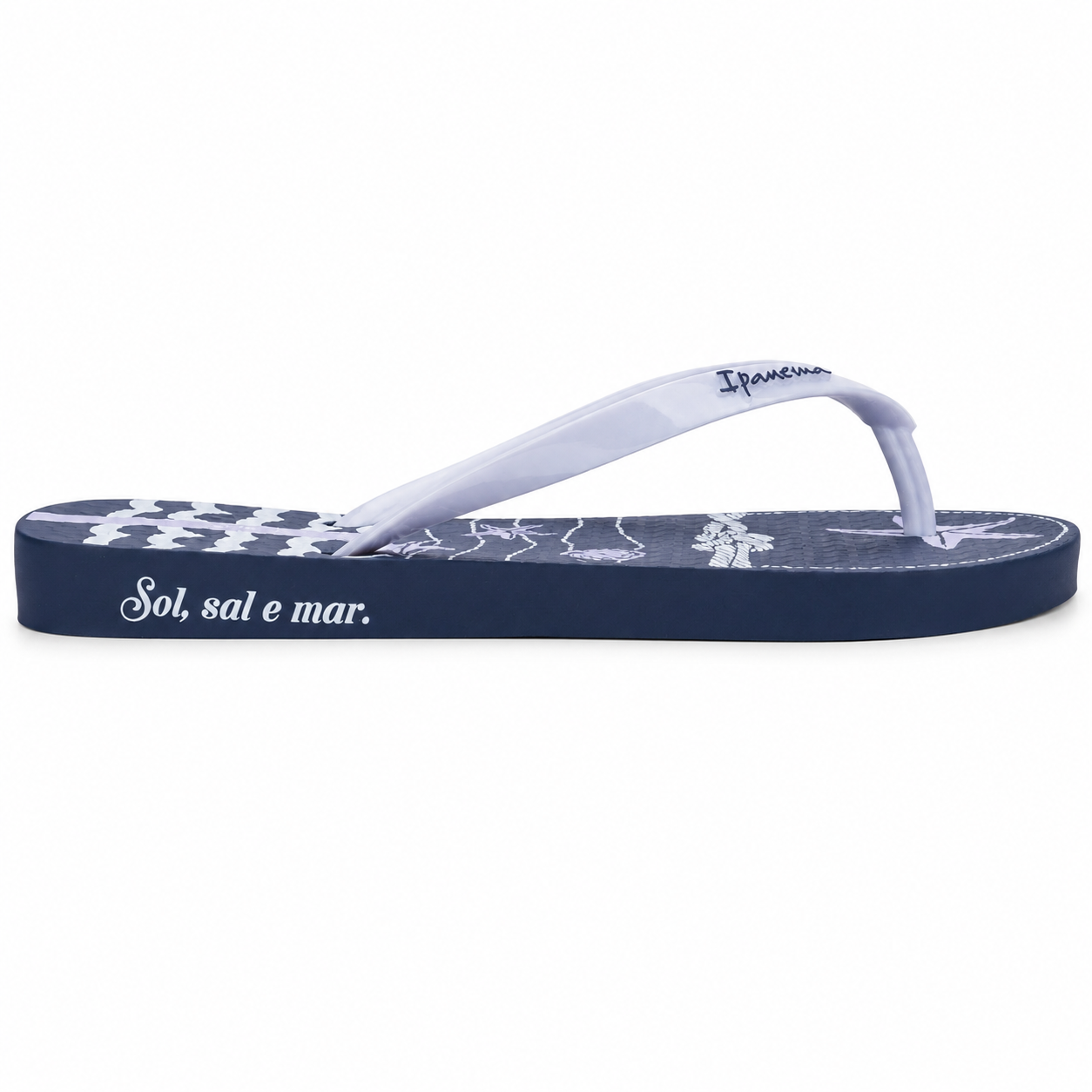Sandalia Mujer Blanco/Azul Navy Ipanema