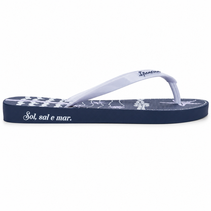 Sandalia Mujer Blanco/Azul Navy Ipanema