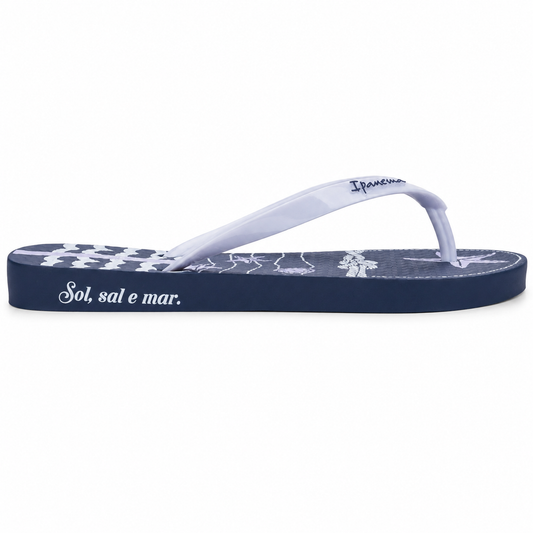 Sandalia Mujer Blanco/Azul Navy Ipanema