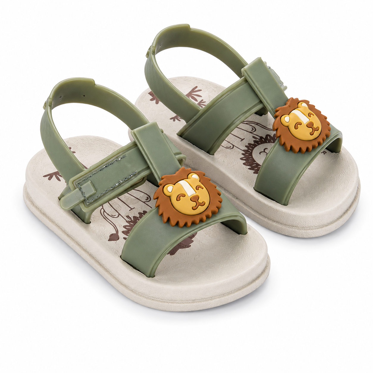 Sandalia Bebe Verde/Beige Littel Joy Ipanema