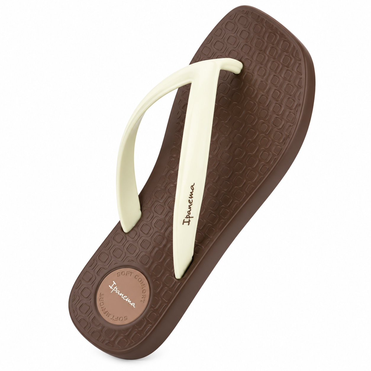 Sandalia  Mujer Café/Beige Pluma Ipanema