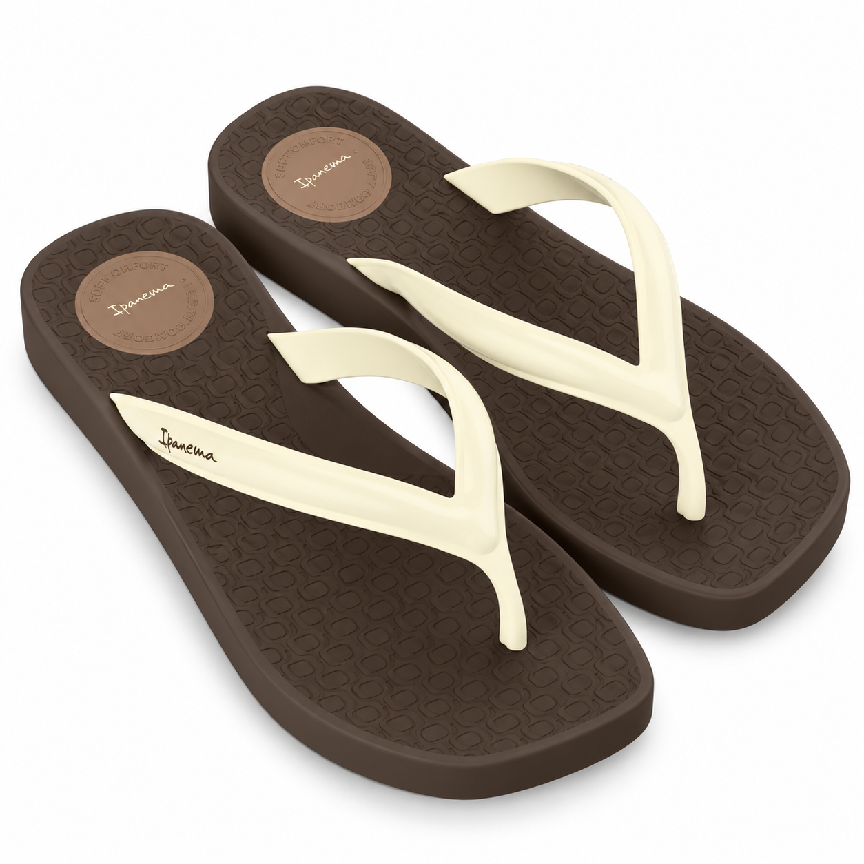 Sandalia  Mujer Café/Beige Pluma Ipanema