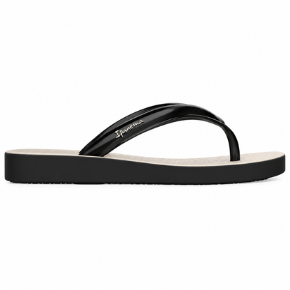 Sandalia  Mujer Negro/Beige Pluma Ipanema