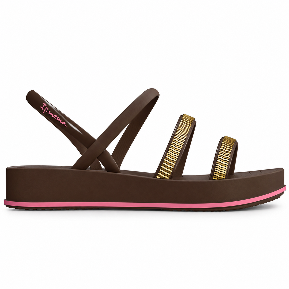 Sandalia Mujer Chocolate Shine Up 2 Ipanema