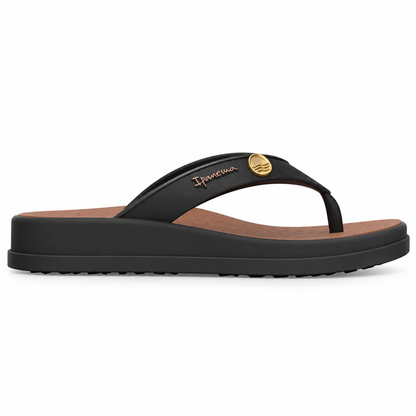 Sandalia Mujer Negro Pluma Anatomica Ipanema
