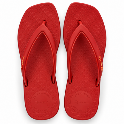 Sandalia Mujer Rojo Pluma Up Ipanema