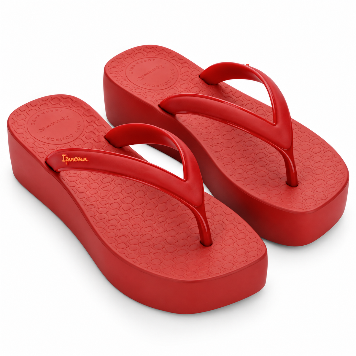 Sandalia Mujer Rojo Pluma Up Ipanema