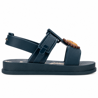 Sandalia Bebe Azul/Beige Littel Joy Ipanema