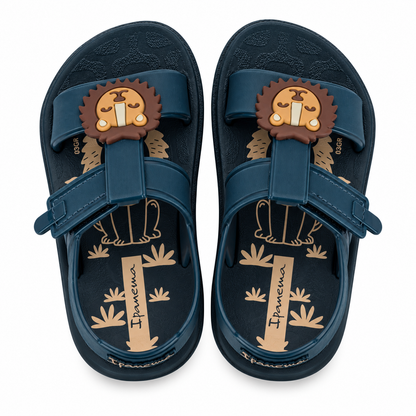 Sandalia Bebe Azul/Beige Littel Joy Ipanema
