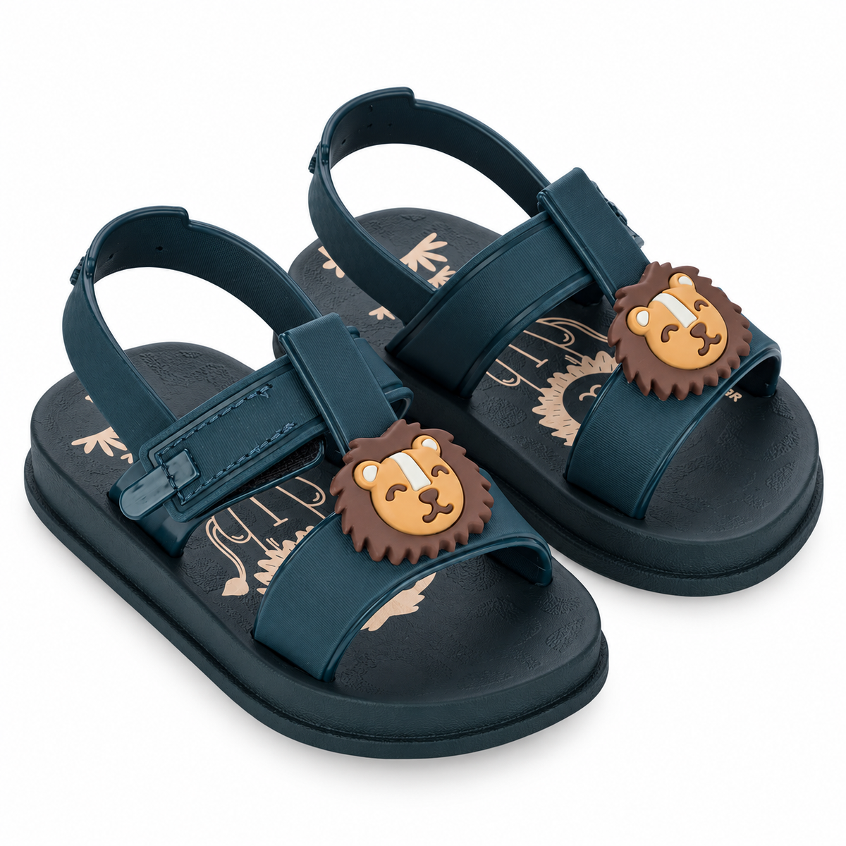 Sandalia Bebe Azul/Beige Littel Joy Ipanema