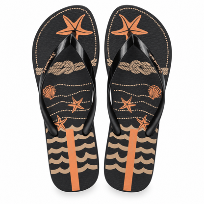Sandalia Mujer Negro/Beige Navy Ipanema