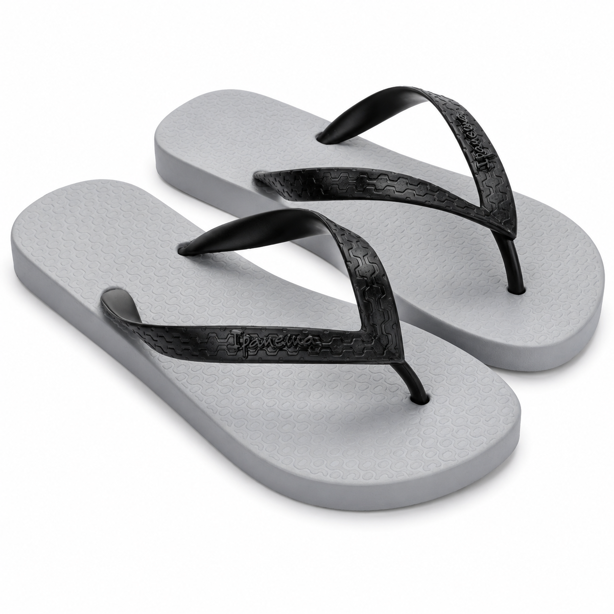 Sandalia Hombre Negro/Gris Clasica Ipanema