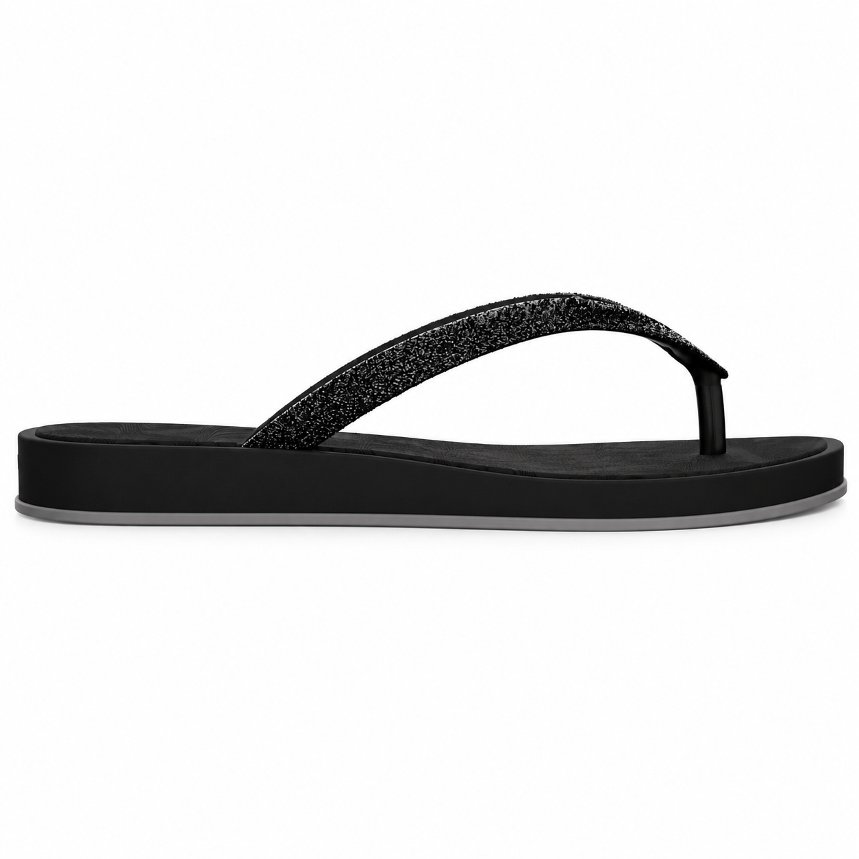 Sandalia Mujer Negro/Glitter Gold Ipanema