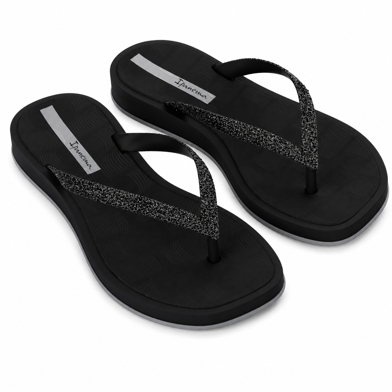 Sandalia Mujer Negro/Glitter Gold Ipanema
