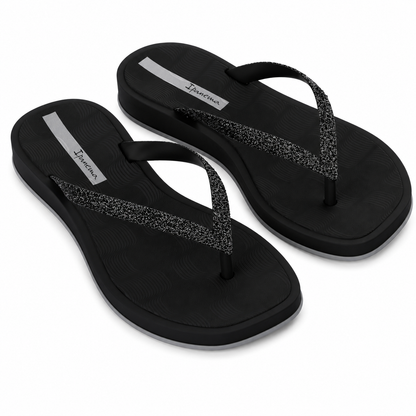 Sandalia Mujer Negro/Glitter Gold Ipanema