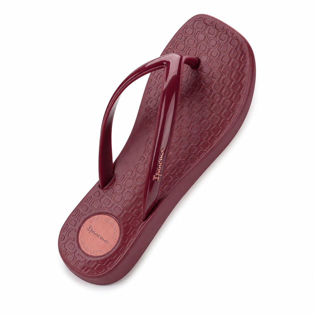 Sandalia  Mujer Burdeo Pluma Ipanema