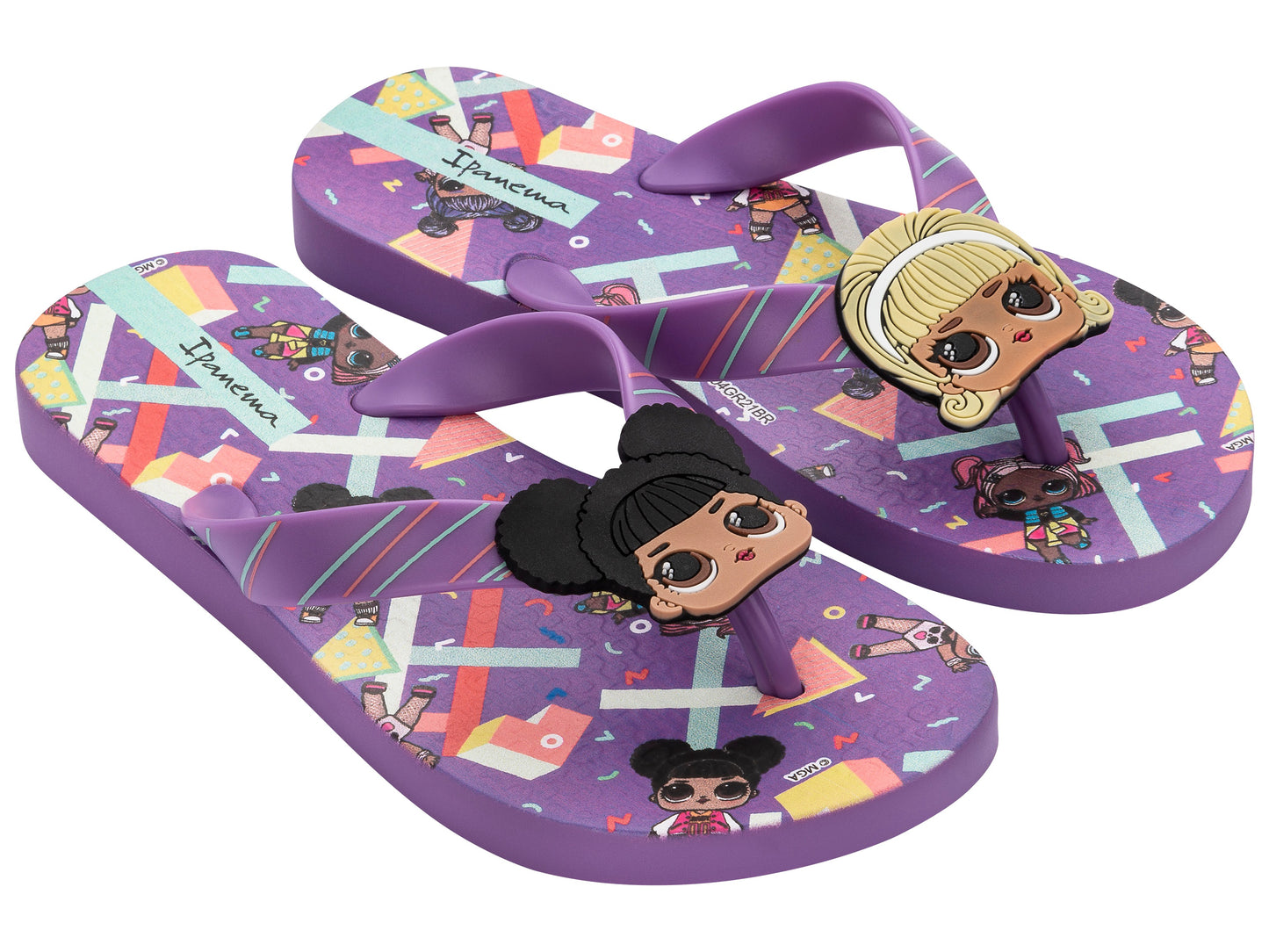 Sandalia Infantil Lila Lol 235 Ipanema